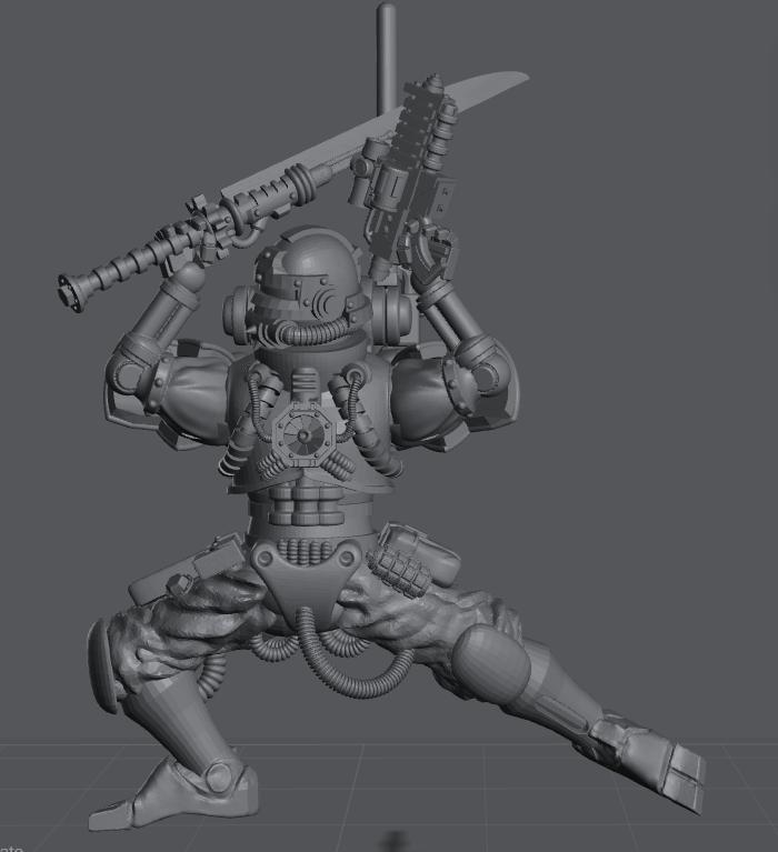 Kitbash-Pattern Skitarii and Secutarii