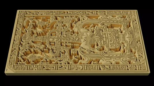 Pakal tomb stone lid aka The Mayan Spaceship