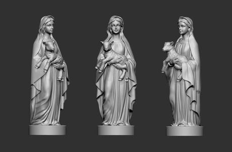 Virgin Mary with Lamb