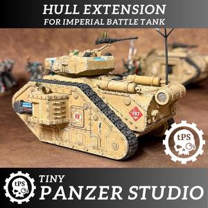 Hull Extension kit for Grimdark Battle Tank