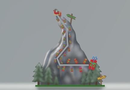 Grinch Mount Crumpit Christmas Advent Calender