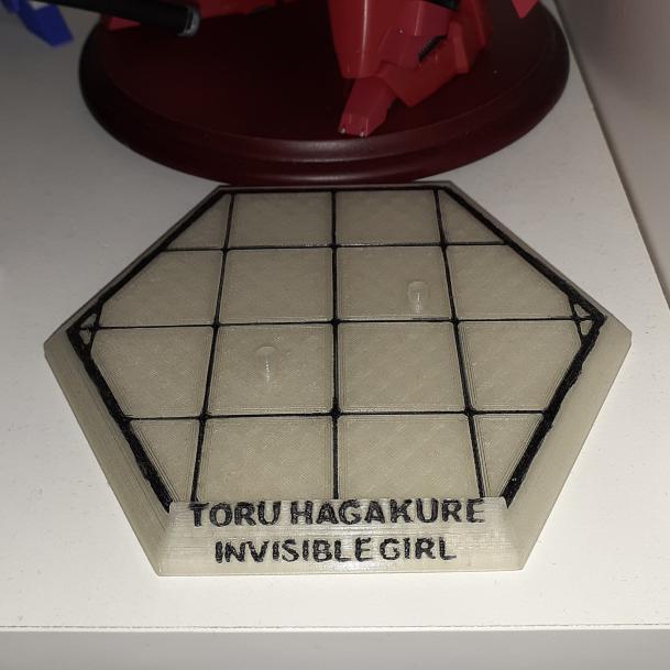 Toru Hagakure Invisible Girl (Stealth Mode) Action Stand