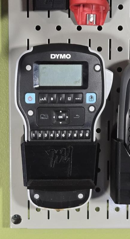 Dymo Label Maker Pegboard, or wall mount holder for work station