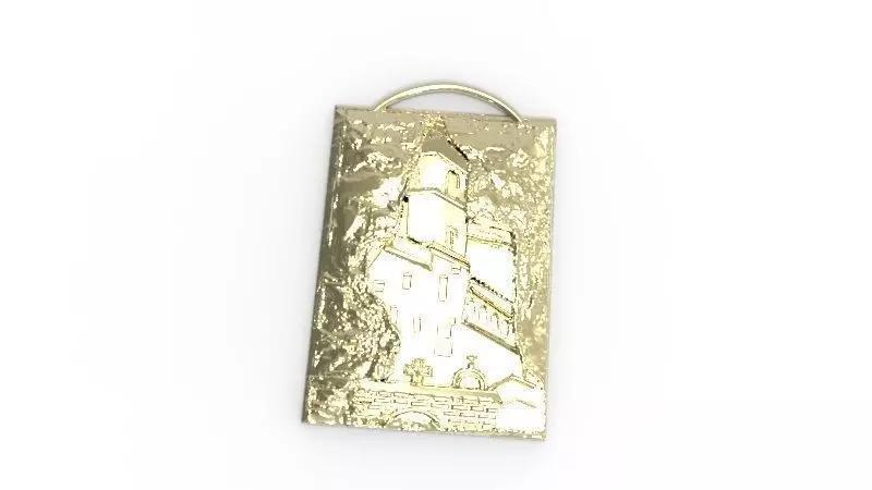 Ostrog gold plated usb keychain