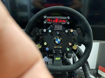 thrustmaster bt led display holder for fanatec wheel base