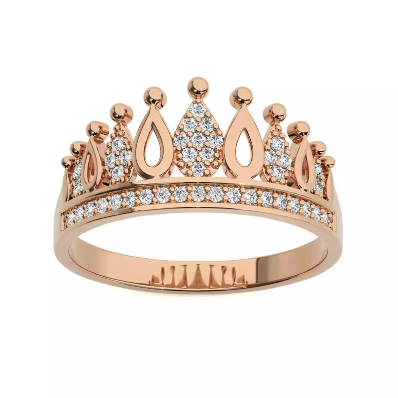 Crown Ring renders 3dm stl details