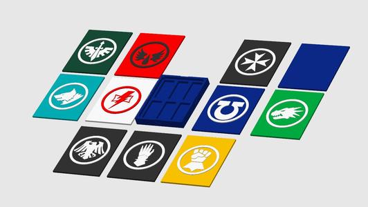 Space Marine Dice box for 16mm D6
