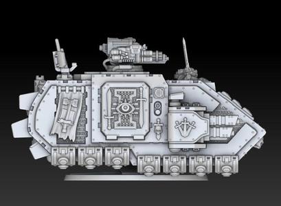 Silver Wardens Grav Raider Tank/Troop Carrier (presupported)