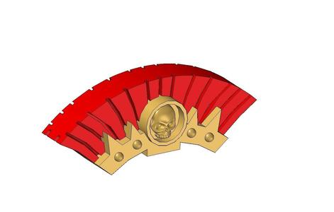 Space Marine Helmet Crest 2