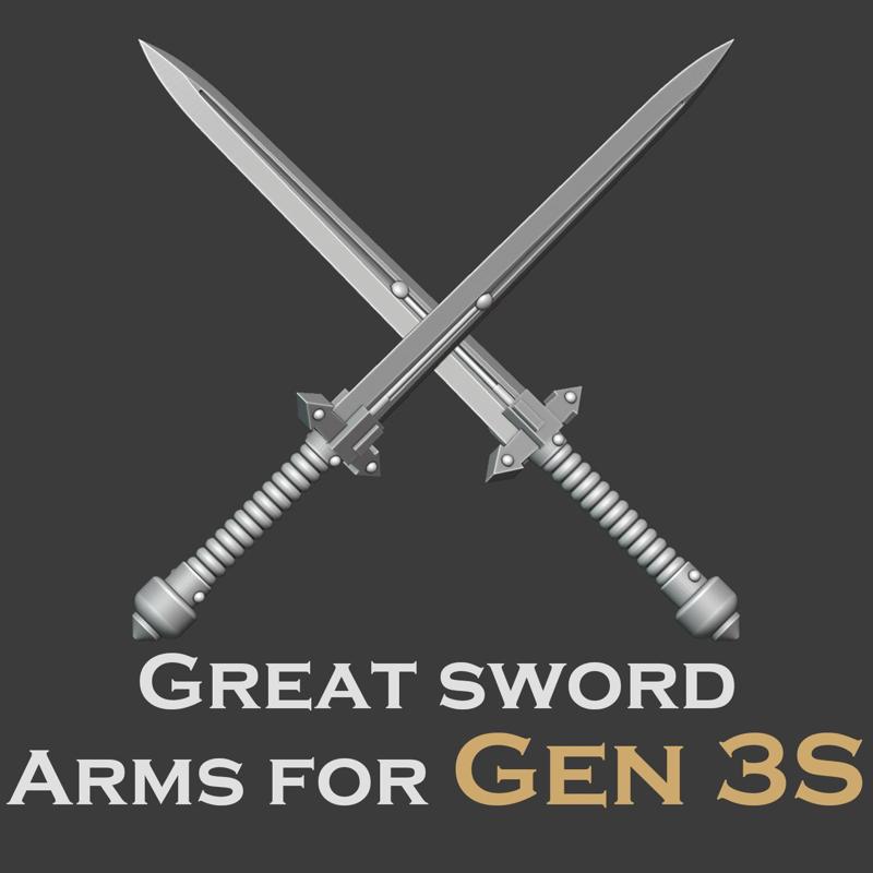 Gen 3S Great sword arms