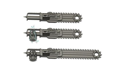 Chainsaw for Invictor Tactical Warsuit