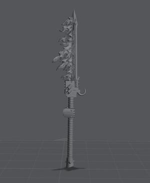 Incandaeum CSM kitbashed force stave