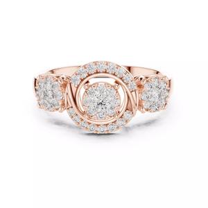 Diamond Cocktail Ring 3dm stl renders animation videos
