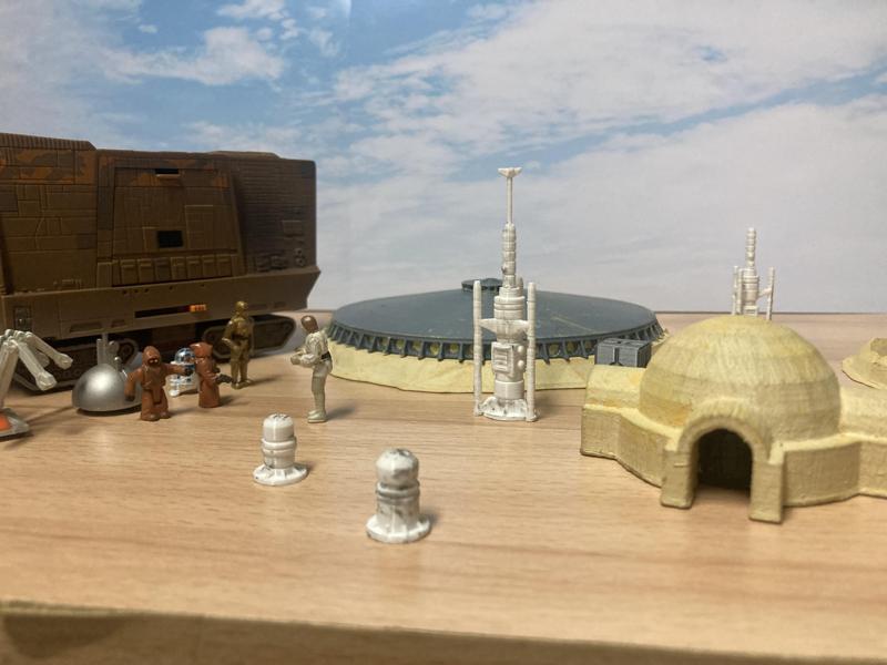 Star Wars Diorama Lars homestead for Action Fleet and MIcro Galaxy collection