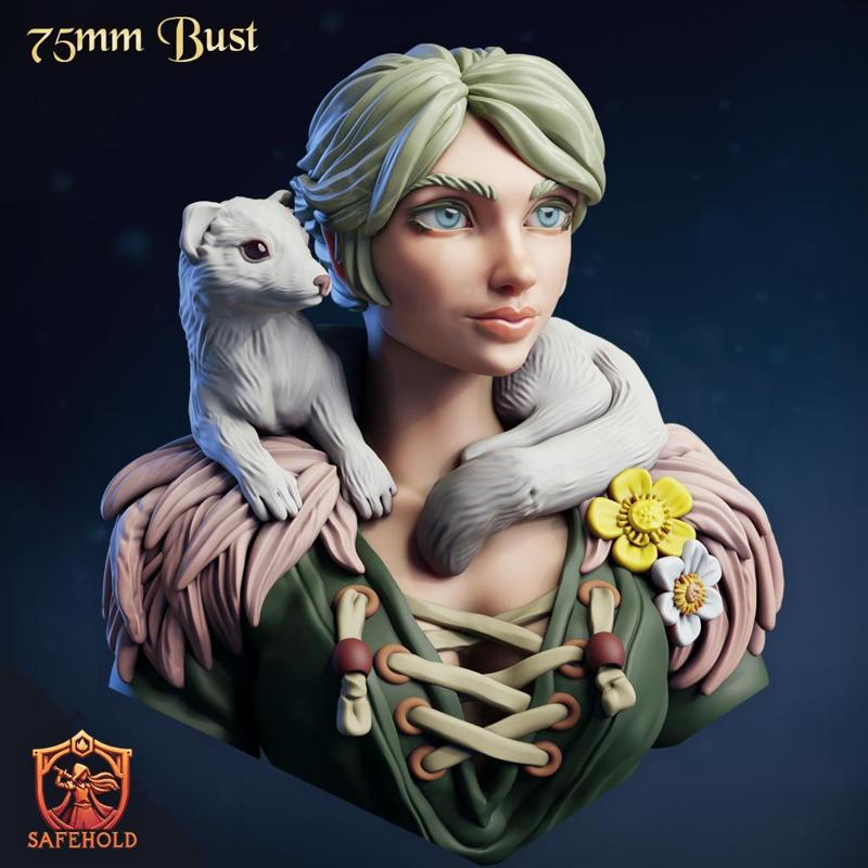 The Ermine Girl - Bust