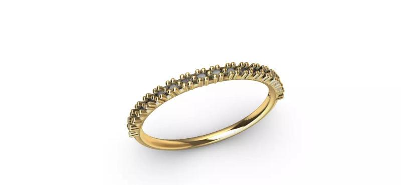 Anillo solitario para dama-mujer -v-