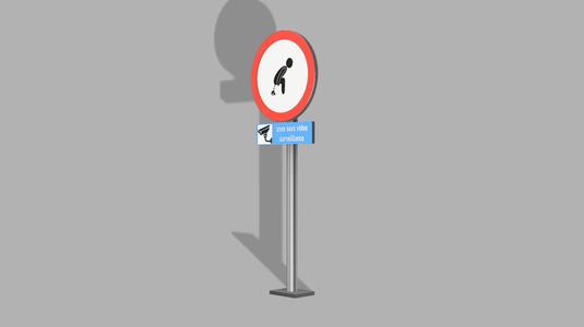 area under video surveillance