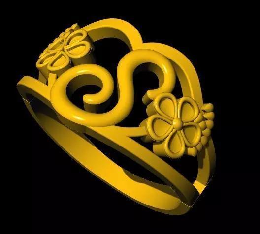 alphabet ring 3dm file