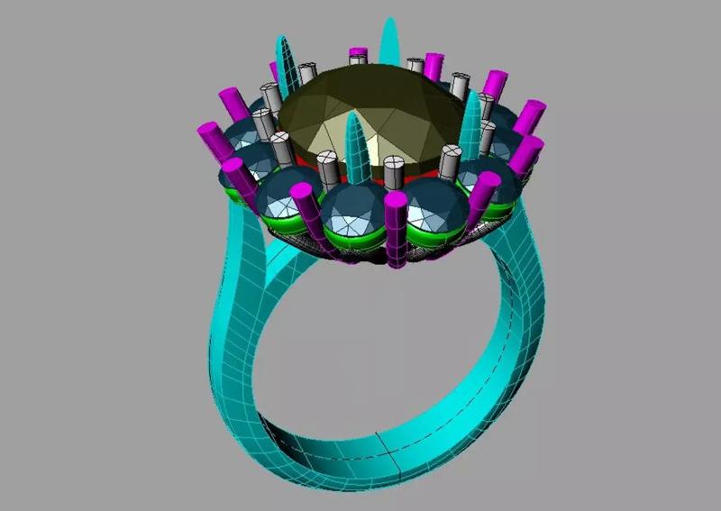 Anello con Pietra Ovale Women ring with gems oval nc110422