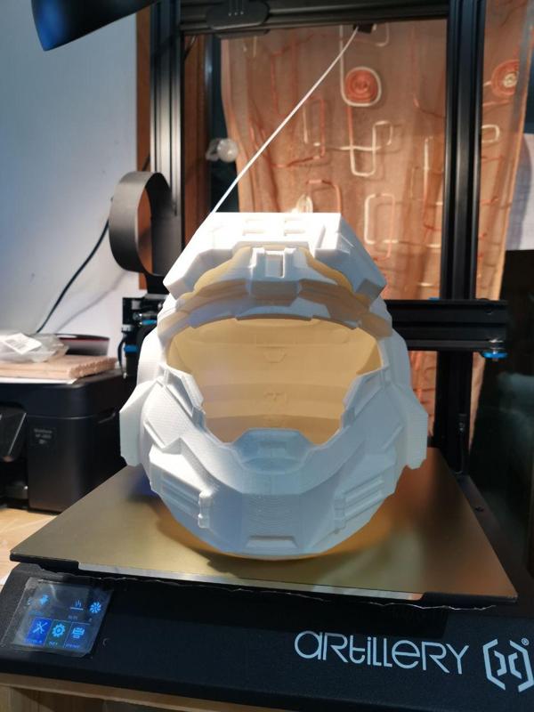 Halo Reach Noble 6 Helmet print ready