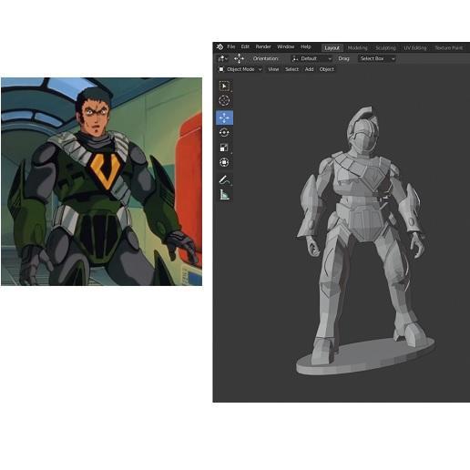 Robotech RPG Tactics Zentraedi Heavy Armor Infantry Serau-Ger