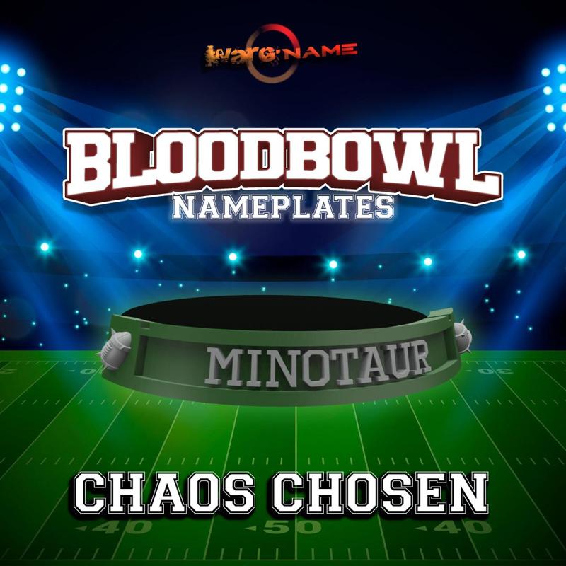 Bloodbowl 2016 chaos chosen nameplates