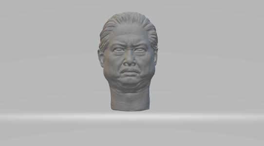 Sammo Hung Head 3D Model 3D print model