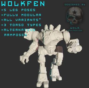 Wolkfen American Mecha Variants
