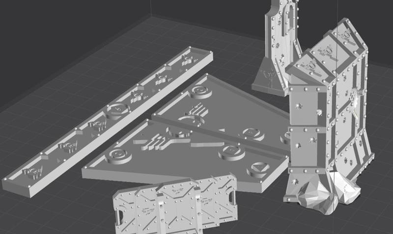 Kill Team 3Ed Meters & Barricades: Tempestus Aquilon