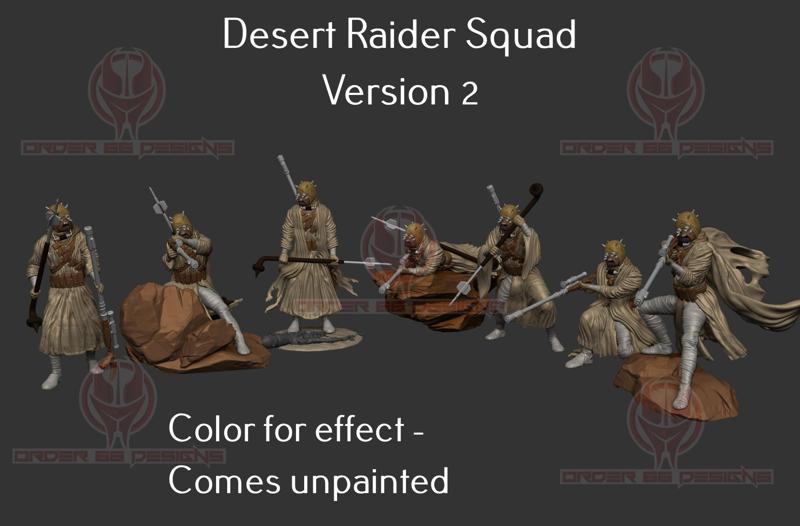 Desert Raider Squad Version 2 - Legion Scale