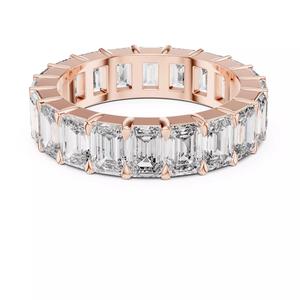 Emerald Eternity Band Ring 3dm stl renders animation videos