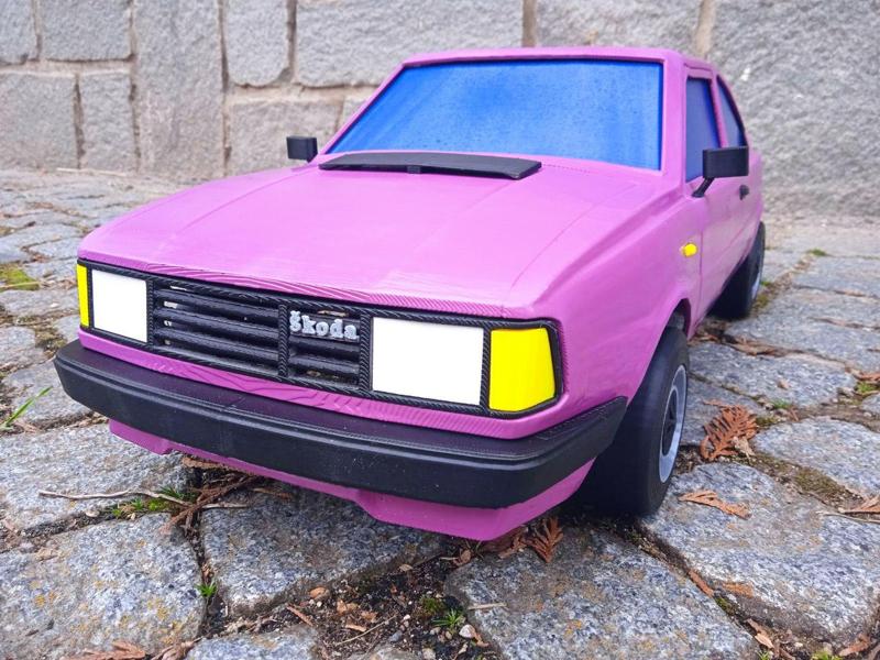 Škoda 130 Rapid 1:8 - RC body