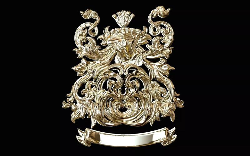 Heraldic Crest ring  Coat of Arms