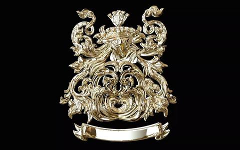 Heraldic Crest ring  Coat of Arms
