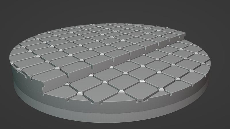 Imperial marble floor bases