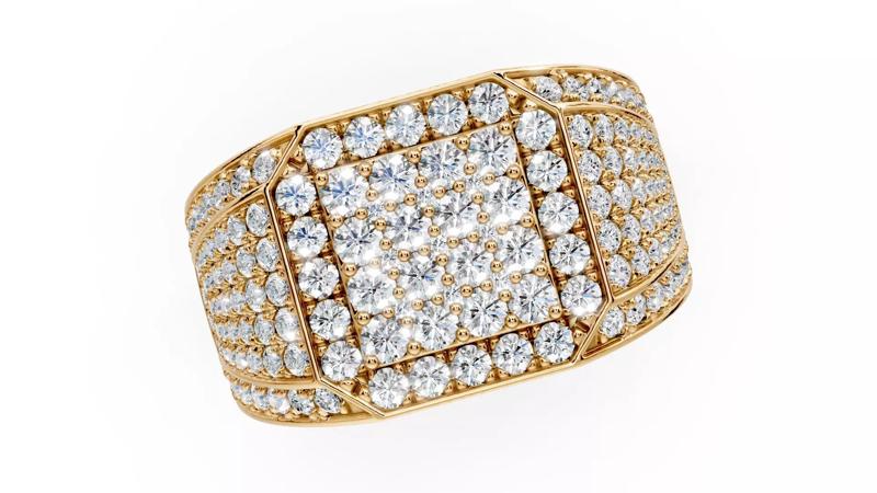 Fancy mens ring - 809