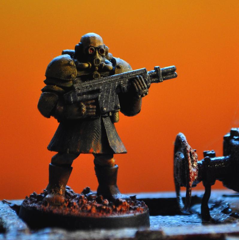 28mm Monopose Sci Fi Penal Legion Guardsman (Full Unit)