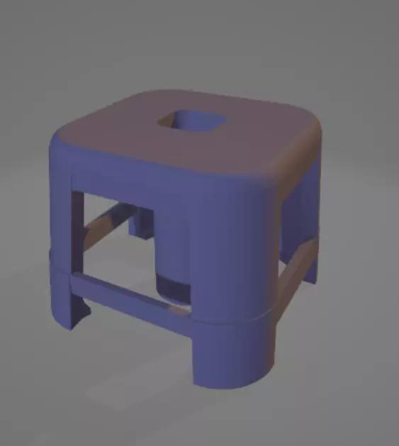 Keycap plastic chair