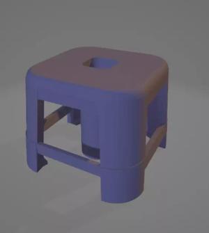 Keycap plastic chair