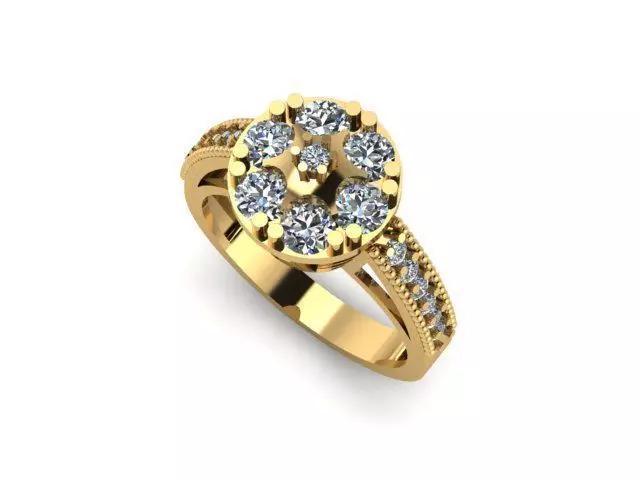 Bridal ring ready to print