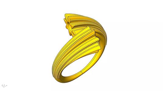 BYPASS MILGRAIN RING  stl verified