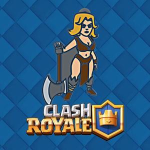 clash royale valkyrie key chain