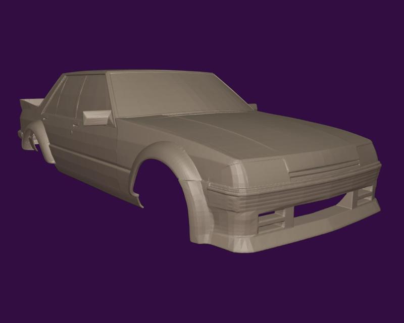 RC BODY XE FORD FALCON TOURING GRPC 3D STL PRINT