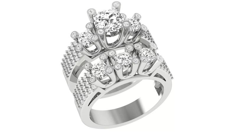 Bridal Set 3dm stl renders details