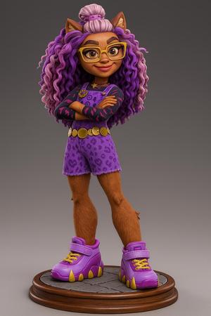 Clawdeen Wolf Figure - Monster High (Netflix)