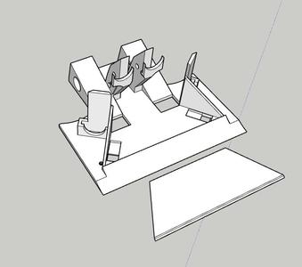 MINI SUMO AUTONOMOUS AMATEUR (without interchangeable blades) 12.5 x 12.5 cm.