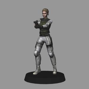 Yelena Belova - Black Widow Movie LOW POLYGONS AND NEW EDITION