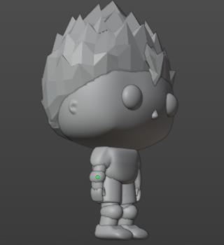 FUNKO POP NISHINOYA + BOX DESIGN ON A3