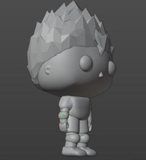 FUNKO POP NISHINOYA + BOX DESIGN ON A3