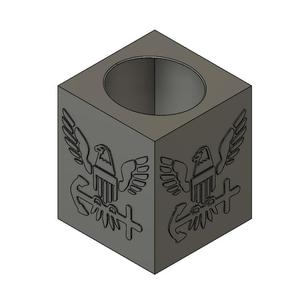 Navy Small Tissue Box Cover